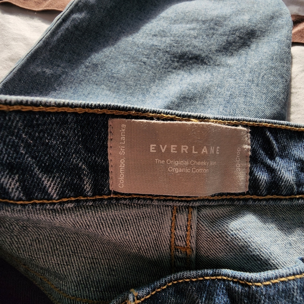 NWT Everlane the Original Cheeky Jean Organic Cotton 30 Crop - Picture 6 of 10